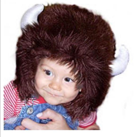 buffalo hat with horns